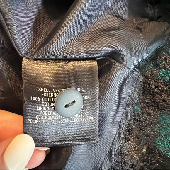 Anthropologie Vanessa Virginia Blue Watercolor Floral Print 50s Midi Dress sz 14 - Picture 12 of 16